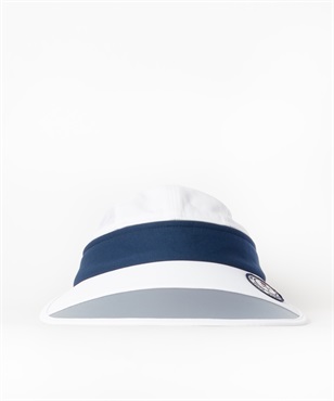 UVセルツバ広キャップバイザー(01ホワイト-42)