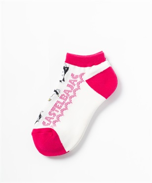 ペンギンロゴ柄スニーカーソックス(01ホワイト-40)