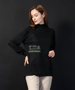 【BLACK】MIPストレッチポンチチュニック長Tシャツ(99ブラック-40)