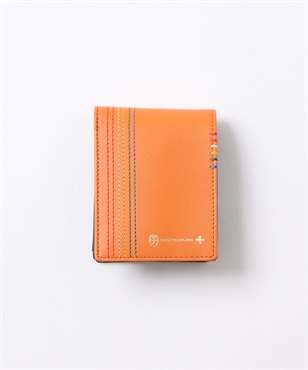 2つ折り財布 カード15＜シェスト小物＞(オレンジ-フリー)
