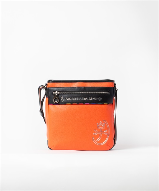 ショルダーバッグ タテ型＜ジューン＞(オレンジ-フリー)