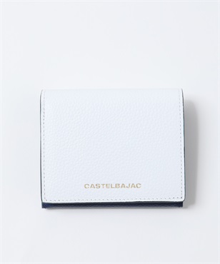 コンパクト二つ折り財布<オペラ>(ホワイト-ワンサイズ)