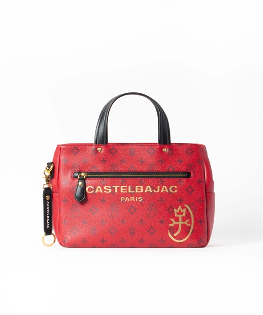 ドライビングトートバッグ＜サシャ2025Xmas＞(レッド-フリー)