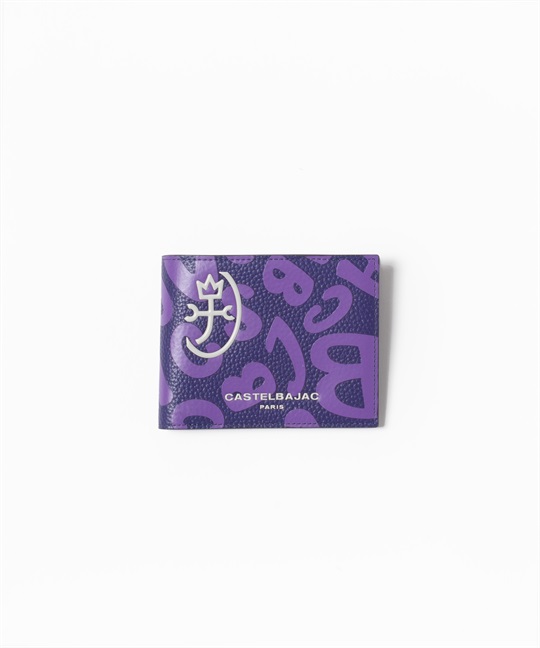 【予約商品】二つ折り財布＜クレール小物＞(パープル-フリー)