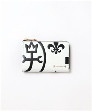 二つ折り財布 カード段6＜ネゼル＞(ホワイト-フリー)