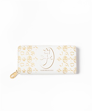 長財布 カード段12＜シテ小物＞(ホワイト-フリー)